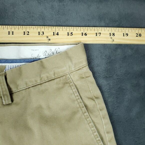 Polo Ralph Lauren Pants Mens 32x28 Classic Fit Chino Flat Front Beige Khaki - Picture 8 of 16